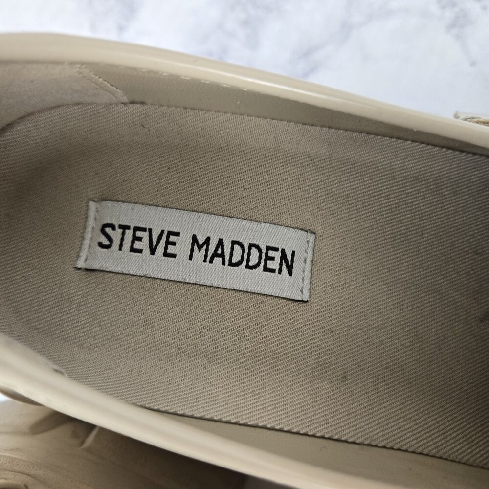 Steve Madden Trifecta Platform Loafers Size 8 Bei… - image 4
